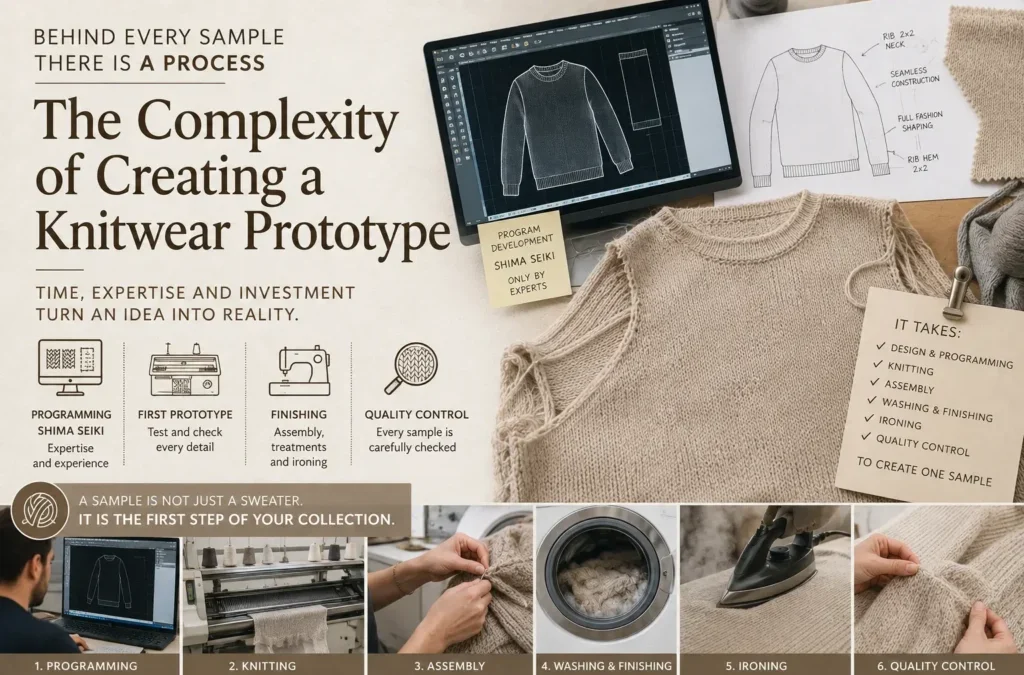 Why Developing a Knitwear Sample Requires Time, Expertise and Investment
