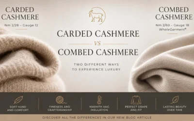 Carded Cashmere vs Combed Cashmere: Two Completely Different Ways to Experience Luxury