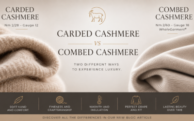 Carded Cashmere vs Combed Cashmere: Two Completely Different Ways to Experience Luxury